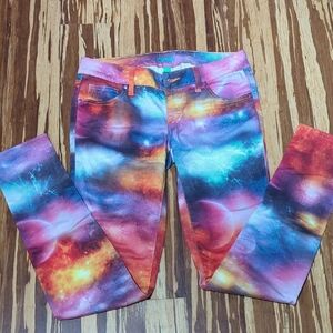L'Amour Vibrant Galaxy Print Jeans